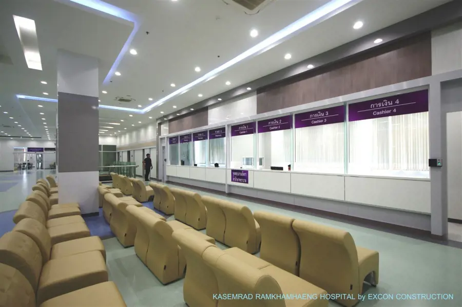 งานก่อสร้างอาคาร โรงพยาบาลเกษมราษฎร์ รามคำแหง