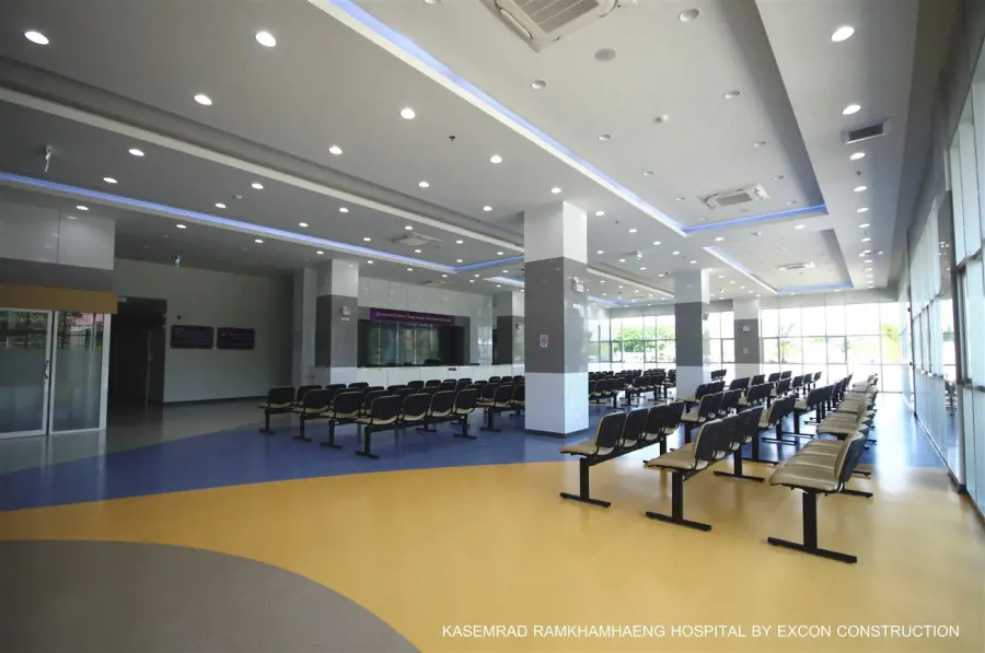 งานก่อสร้างอาคาร โรงพยาบาลเกษมราษฎร์ รามคำแหง