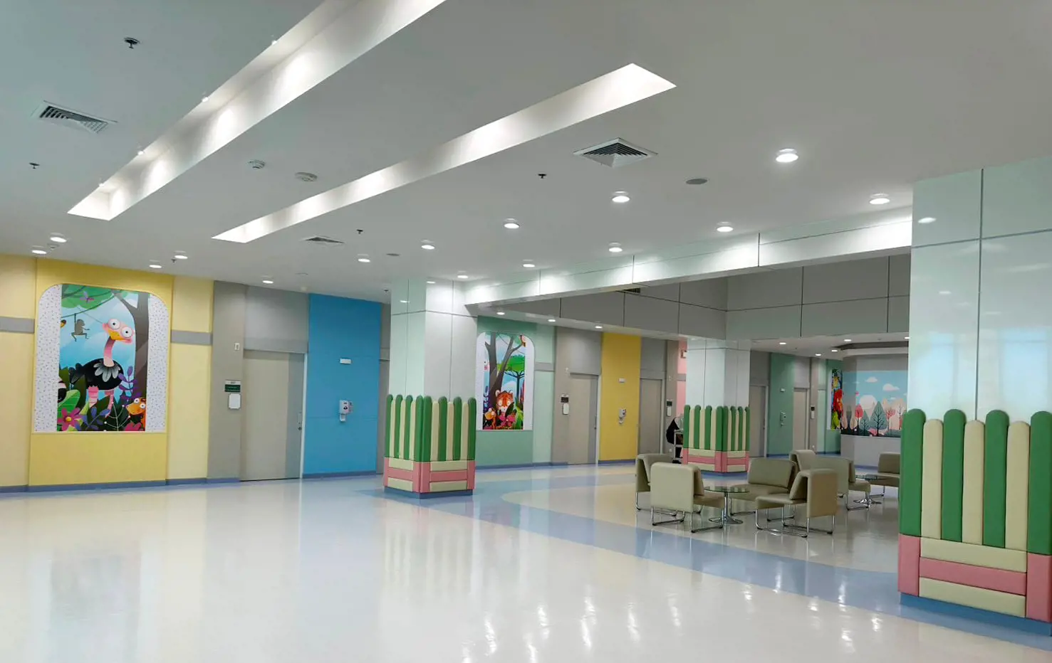 งานสถาปัตยกรรมและตกแต่งภายใน โรงพยาบาลเวิลด์เมดิคอล ชั้นที่8