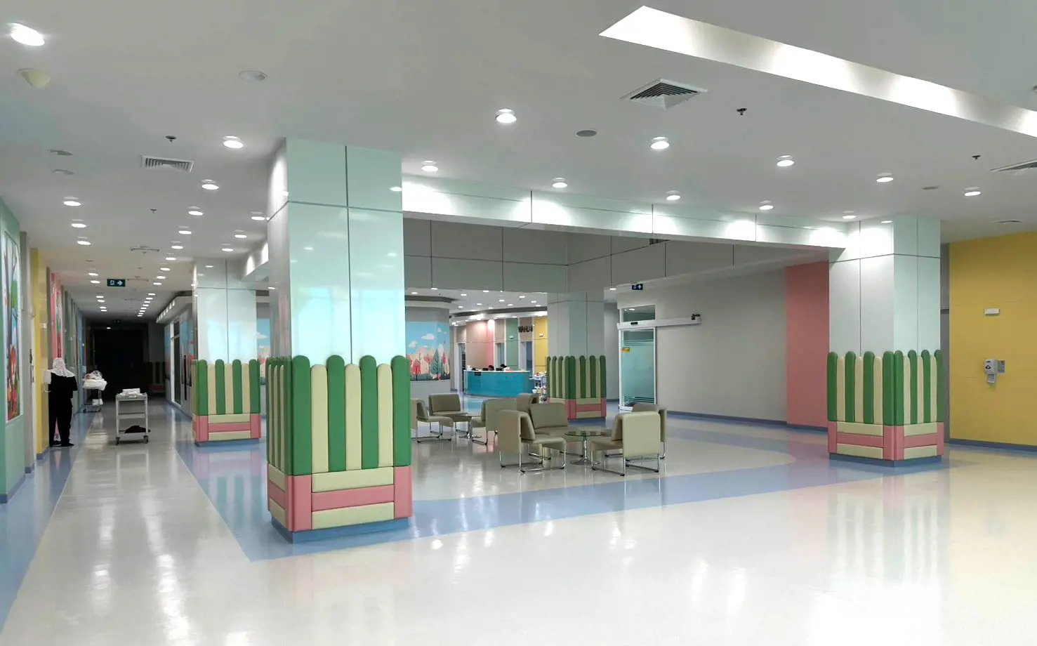 งานสถาปัตยกรรมและตกแต่งภายใน โรงพยาบาลเวิลด์เมดิคอล ชั้นที่8